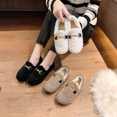 Zapatos de Invierno Cálidos con Punta Redonda - Versátiles para Todo el Día - Image 7
