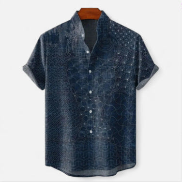 Playera Casual Digital 3D de Manga Corta para Hombre - Image 12