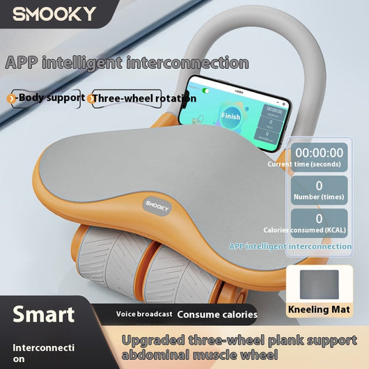 Rueda Abdominal de 3 Ruedas con Rebote Automático para Fitness en Casa - Image 7