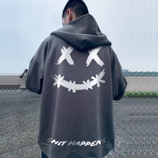 Suéter Oversized Cálido de Terciopelo para Hombre Talla Grande - Estilo Europeo - Image 7