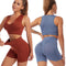 Pantalones Yoga Mujer Cintura Alta Cadera Melocotón Ajustados Abdomen Transpirables