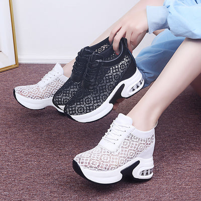 Zapatillas Deportivas Casuales para Mujer con Plataforma y Malla Transpirable - Image 3