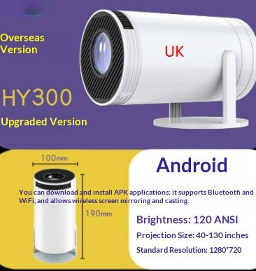 Proyector Portátil HY300 Plataforma Cloud Multiregional - Image 11