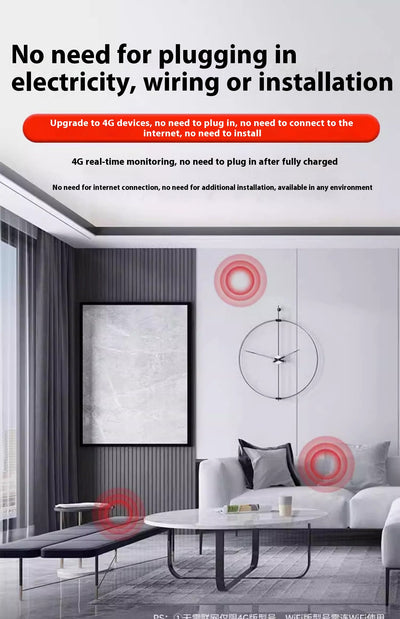 Cámara WiFi de Vigilancia con Batería Recargable y Detección de Movimiento - Image 23