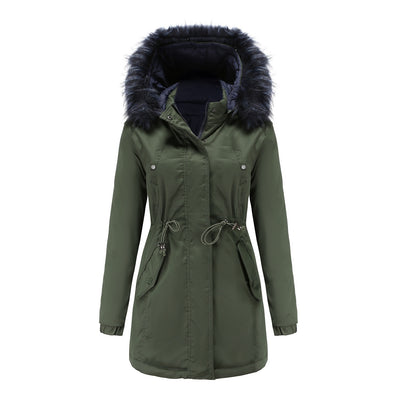 Parka Acolchada con Cuello de Piel Desmontable Reversible - Image 5