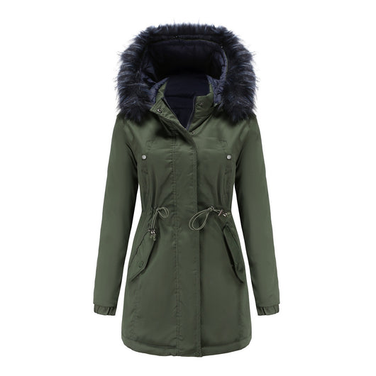 Parka Acolchada con Cuello de Piel Desmontable Reversible - Image 5