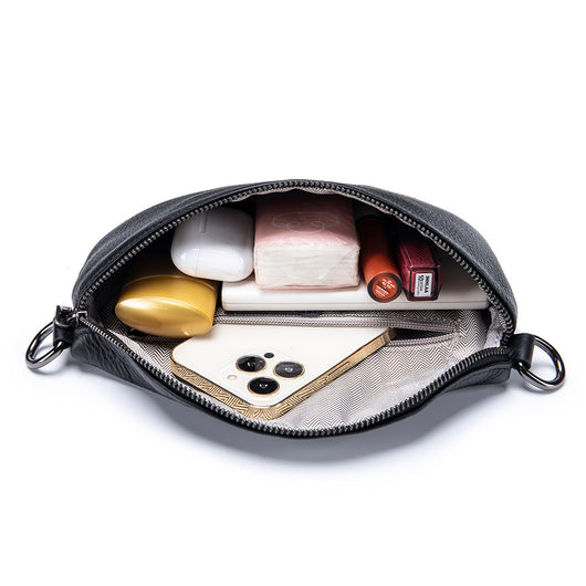Bolso Mensajero de Cuero Genuino para Mujer - Diseño Minimalista Premium - Image 5