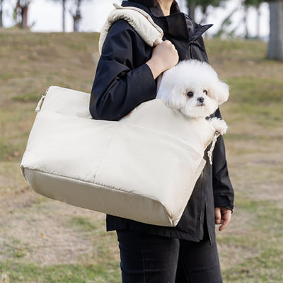 Asiento de Auto para Perros Pequeños con Arnés de Seguridad Ajustable - Image 13