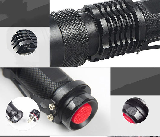 Linterna LED Púrpura de Alto Rendimiento con Zoom - Image 14