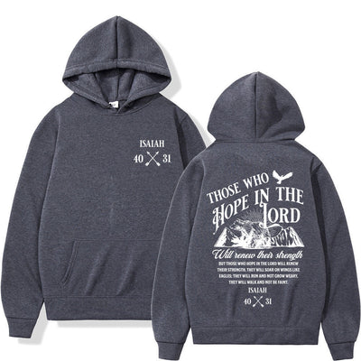 Sudaderas con Estampado de Letras Cristianas Jesús para Hombre y Mujer - Image 3