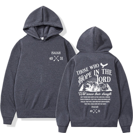 Sudaderas con Estampado de Letras Cristianas Jesús para Hombre y Mujer - Image 3