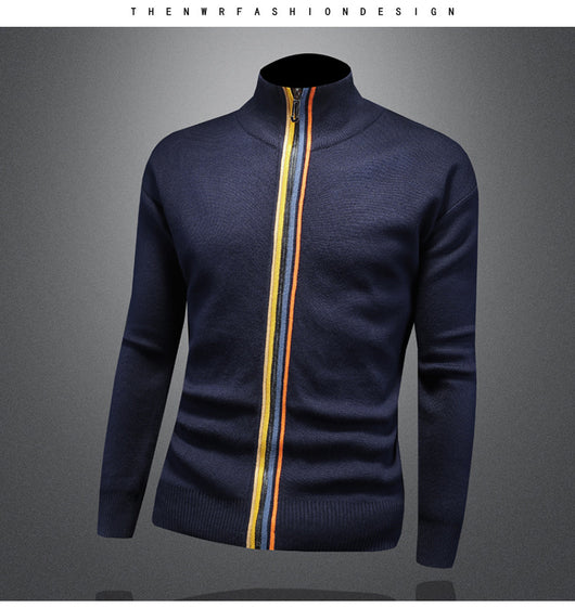 Cardigan Suéter Hombre Slim Fit Elegante - Image 13
