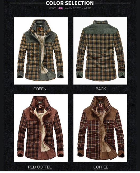 Camisa Blazer de Algodón Casual para Hombre - Image 13