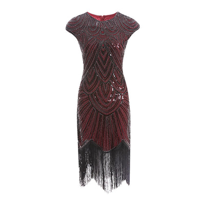 Vestido de Lentejuelas con Flecos y Trenzas - Image 14