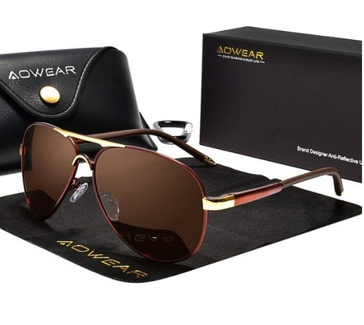 Gafas de Sol Piloto para Hombre - Marco Grande Viaje - Image 8