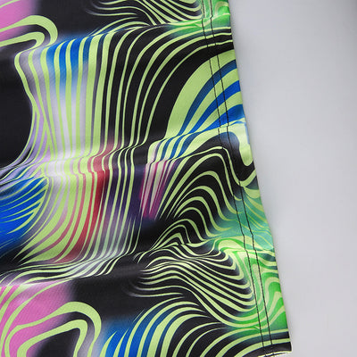 Vestido Asimétrico Hueco Estampado con Tirantes - Image 21