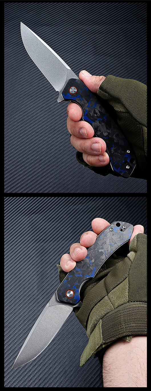 Cuchillo Plegable de Alta Dureza con Estuche de Transporte - Image 12