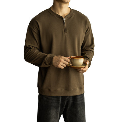Camiseta Casual Hombre Manga Larga con Cierre - Image 5