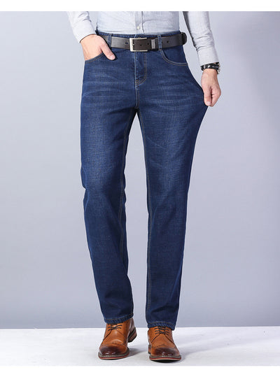 Pantalones Vaqueros Térmicos Gruesos para Hombre - Abrigo Invierno - Image 2