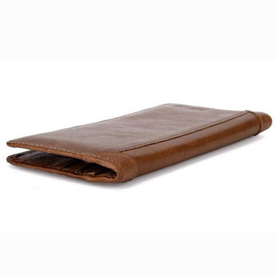 Billetera de Cuero Vacuno Retro Encerada - Cartera Multitarjeta con Monedero - Image 12