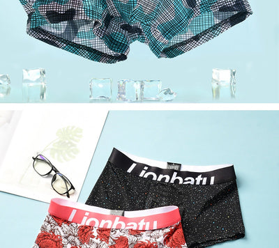 Bóxers Cortos de Seda de Hielo para Hombre: Ligeros y Transpirables - Image 11