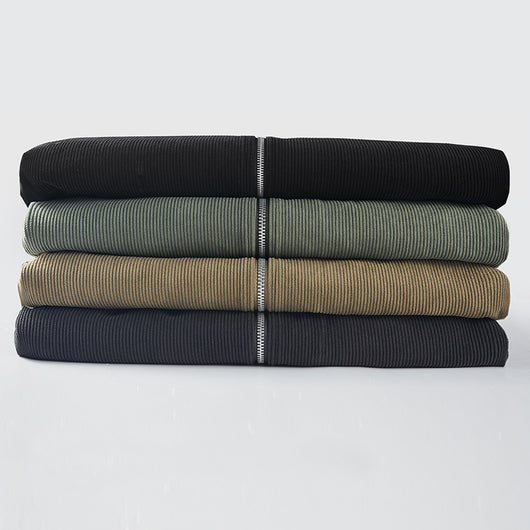 Chaqueta Casual Hombre Cuello Alto Pana Primavera Otoño Estilo Coreano - Image 3