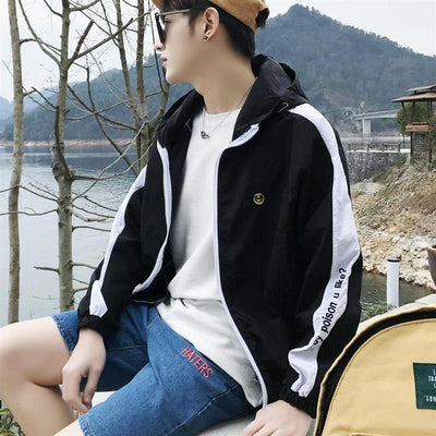 Chaqueta Protección Solar Estilo Coreano para Hombre - Tendencia Juvenil - Image 9