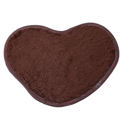 Tapete de Lana y Seda en Forma de Corazón para Dormitorio - Image 8