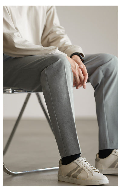 Pantalones de Vestir Ejecutivos Dos Tonos Resistentes a Arrugas - Image 17