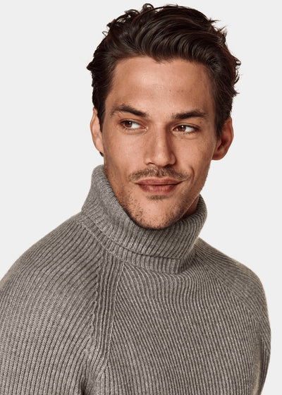 Suéter de Cuello Alto en Cashmere para Hombre - Pullover Elegante y Sofisticado - Image 18