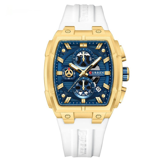 Reloj de Pulsera Hombre Impermeable con Calendario y Seis Agujas - Image 8