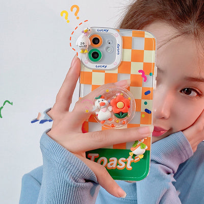 Funda para Teléfono Pato Adorable con Protección Silicona y Cámara Integrada - Image 8
