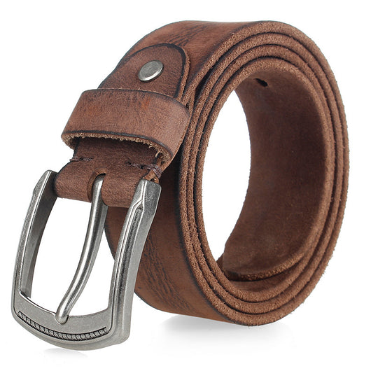 Cinturón de Cuero y Top Denim Retro Versátil - Image 4