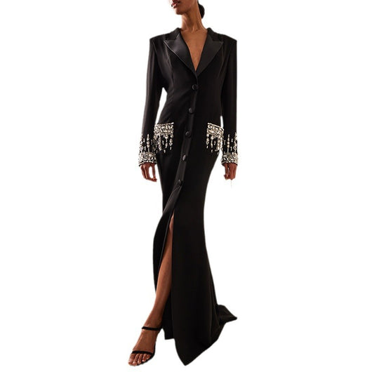 Vestido Fishtail con Cuello Tailored Star Fashion - Image 5