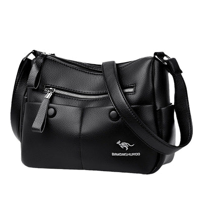 Bolso de Cuero Suave para Mamá - Diseño Minimalista y Versátil - Image 5