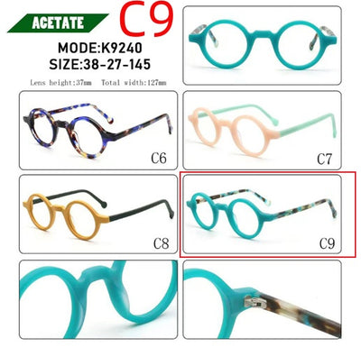 Gafas Retro Anti Luz Azul con Marco de Acetato - Image 7