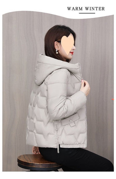 Abrigo Acolchado de Algodón para Mamás - Chaqueta Térmica Ligera - Image 5