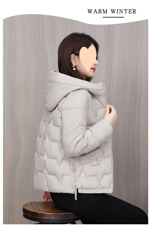 Abrigo Acolchado de Algodón para Mamás - Chaqueta Térmica Ligera - Image 5