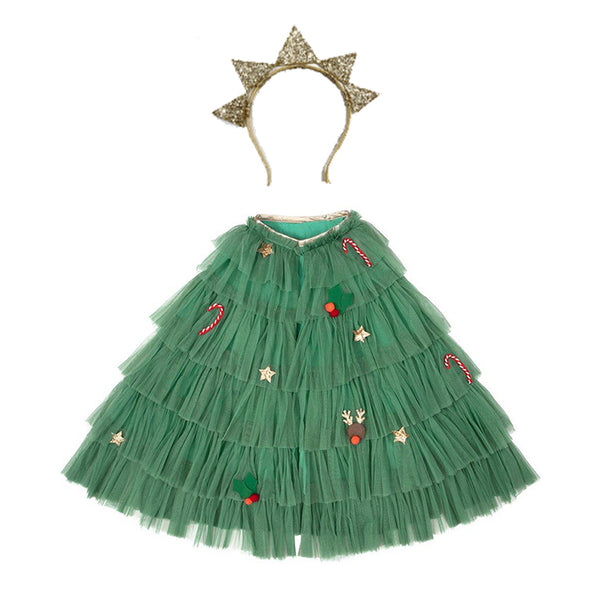 Capa Disfraz Árbol de Navidad para Niños - Traje de Presentación Festivo - Image 5