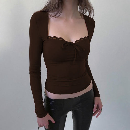 Top Ajustado de Encaje Efecto Reductor para Mujer - Image 12