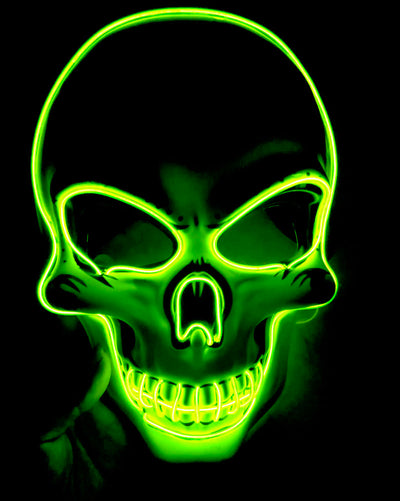 Máscara de Calavera LED Brillante Aterradora para Halloween - Image 14