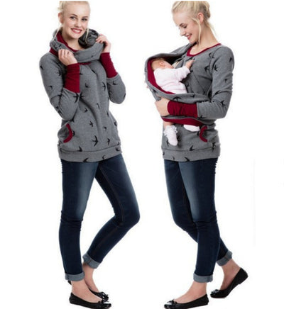 Sudadera con Capucha para Lactancia Materna - Manga Larga Mujer - Image 8