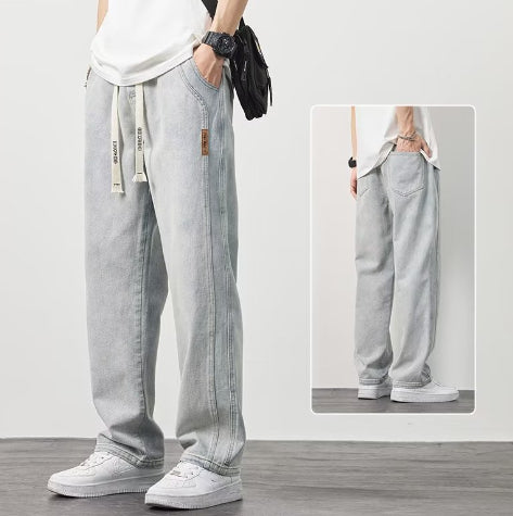Pantalón Ancho Suelto Casual Ligero - Image 6
