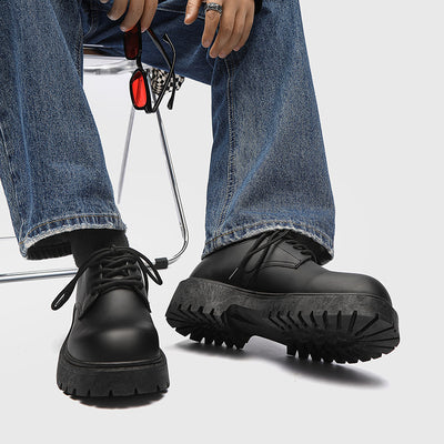 Zapatos Casuales Británicos para Hombre con Suela Elevada - Image 6