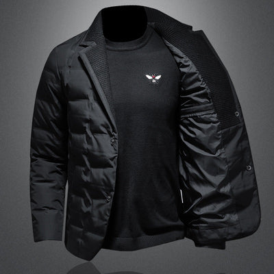 Chaqueta Acolchada de Plumón para Hombre - Abrigo Térmico Premium - Image 2