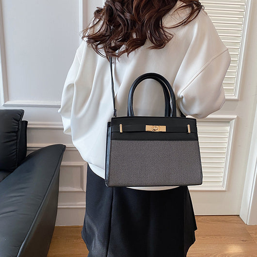 Bolsa Crossbody Retro con Bloques de Color - Image 3
