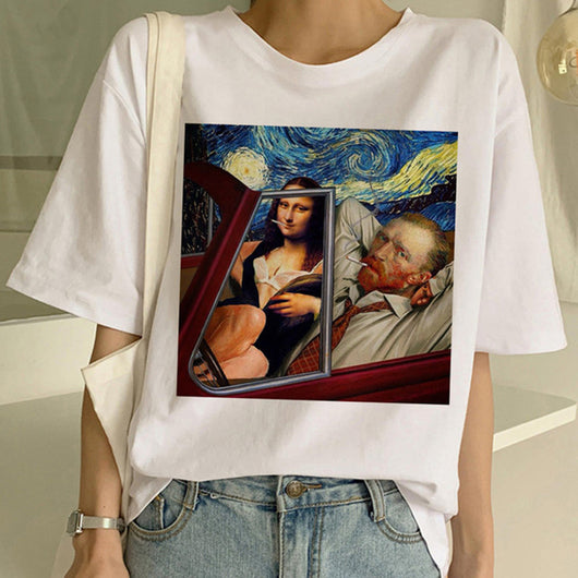 Playera Estampada con Obra Maestra de Van Gogh - Image 4