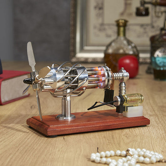 Generador Stirling de Potencia Magnética Autocirculante Mini
