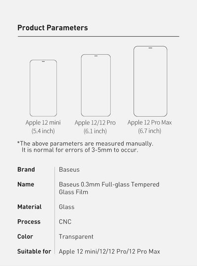 Protector de Pantalla Anti Luz Azul 0.3mm Cristal Templado para iPhone 5.4" - Image 18