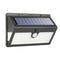44 Black Solar Garden Lamp